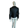 Blazer vintage Vinyl Blazer Black Y2K Stata