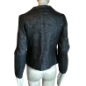 Vintage vinyl blazer zwarte y2k fatstock