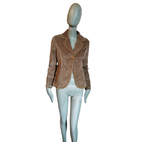 Chaqueta Gold Mania Boheme y2k nuevo