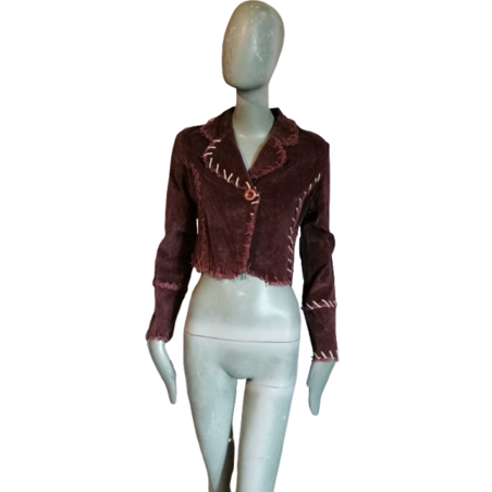 Giacca vintage Gold Mania Bohemian ricamato Y2K Ref 006
