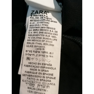 Zara mulher camisa sheer listrado y2k 100% viscose