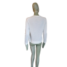 Cardigan vintage italiano Gerani 100% algodón blanco