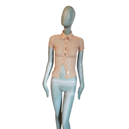 Blusa vintage auténtica firmada costa de seda