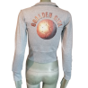 Bikkembergs Golden Gried Golden Grey Cinza Hoodie Y2K Zip