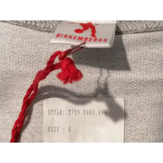 Bikkembergs Sudadera con capucha gris dorada de oro gris y2k