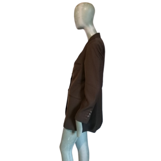 Vintage 90s blazer castanho chocolate grandes