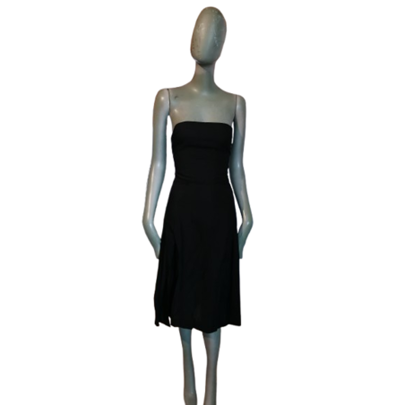 Ter et Bantine Bustier Vestido Archivo 2000S Lana y Seda