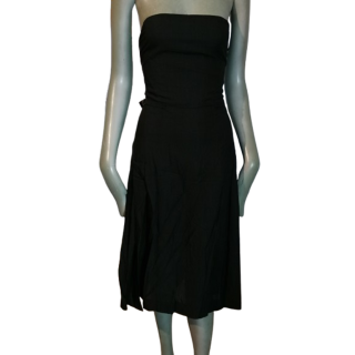 Ter et Bantine Bustier Vestido Archivo 2000S Lana y Seda