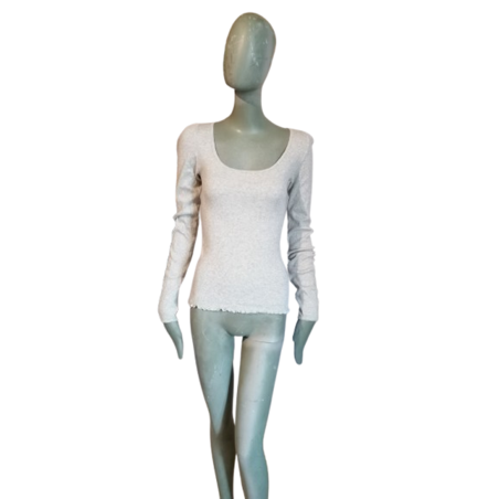 DKNY Pure Top Y2K STAFFETTORE Crema
