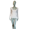 DKNY Top puro Y2K Deadstock Cream