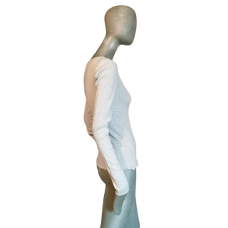 DKNY Pure Top Y2K STAFFETTORE Crema