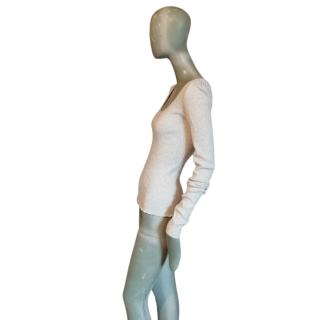 DKNY Pure Top Y2K STAFFETTORE Crema