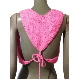 Archivio Simultaneous Rose Nude Back Crochet Y2K