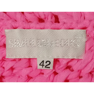 Archivo superior Simultaneous Rose desnuda espalda con crochet y2k