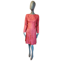 Abito vintage Emmanuel Chaussade Seta 100%