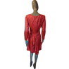Vestido vintage Emmanuel Chaussade 100% de seda