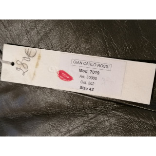 Veste cuir vintage italienne Gian Carlo Rossi