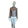 Giacca in pelle vintage italiana Gian Carlo Rossi