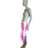 Pantacourt vintage Ter et Bantine Tie Dye Y2K