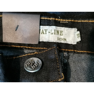 Jean Y2K Jay-Line Denim Baja Tamaño del Strillo