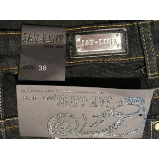 Jean Y2K Jay-Line Denim Dimensione bassa elasticizzata