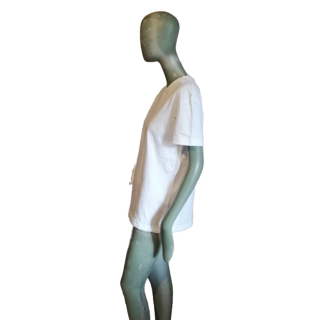 Vintage Bikkembergs Bf camiseta con cuello en v y2k