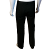 Vintage pants Simultaneous black low zipped hemp