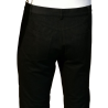 Vintage pants Simultaneous black low zipped hemp