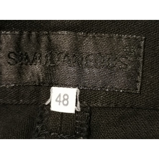 Pantalon vintage Simultaneous noir bas zippés chanvre