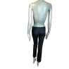 Vintage Y2K D & G Dolce & Gabbana Panta de cigarrillo jacquard