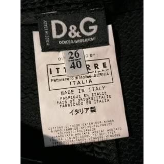 Vintage Y2K D & G Dolce & Gabbana Jacquard Zigarette Panta