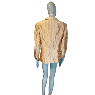Vintage Clips Italy Blazer 100% Soie Deadstock Y2K