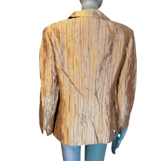 Vintage Clips Italien Blazer 100% Seide Deadstock Y2k