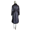 Lange Jacke y2k schwarz gürtelt
