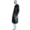 Lange Jacke Jacke Y2k Black Gürtel