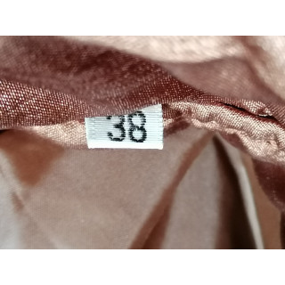 Long satin jacket Y2K pink coppery