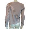 Diesel StyleLab Archive Sweat Zip Asymétrique Y2K Mod. 19XM157
