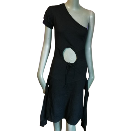 Vestido de archive JC de Castelbajac Y2K assimétrico