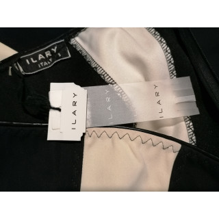 Abito senza spalline vintage in bianco e nero dell'Italia Y2K