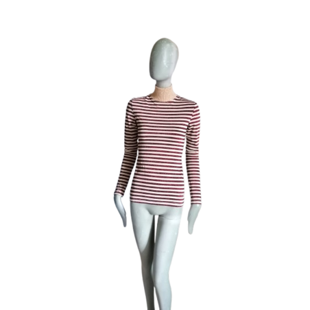 Superiore Oppio Jeans Y2K Made in Italy Lurex Bordeaux