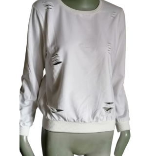 Destroy White Y2K Sweat Sweat S / M