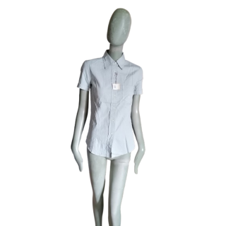 Chemise Henry Cotton’s bleu glacier 100 % coton