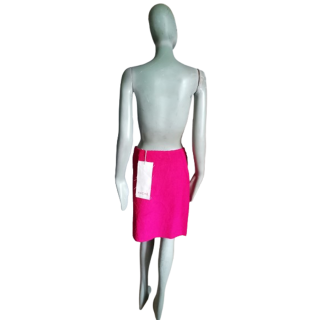 Jupe portefeuille Hache 100% laine vierge rouge bordeaux