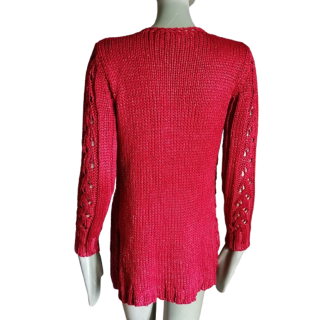 Cardigan-Schönheitsfrau rot - neues Deadstock