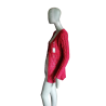 Cardigan beleza mulher vermelha - novo Deadstock