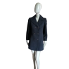 Vintage jas 100% wollen stijl officier