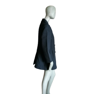 Oficial de estilo 100% de lã do casaco