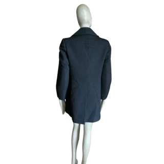 Vintage jas 100% wollen stijl officier