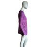 Cardigan Y2K IRide Malla bohemia púrpura