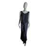 Archivio Malloni - Abito drappeggiato Nudo Lin & Cotton Made in Italy